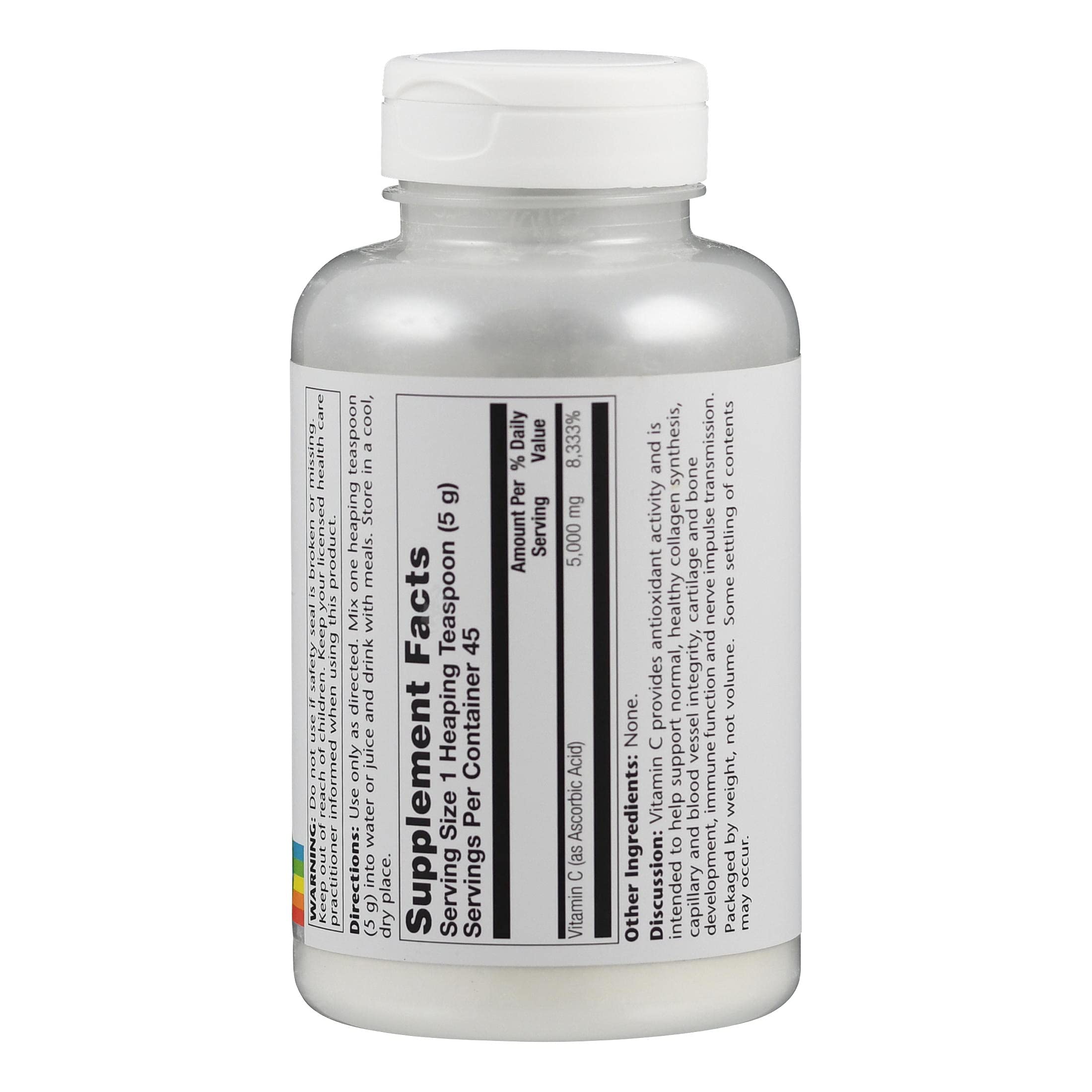 Foto 3 pulgar | Suplemento Solaray C Crystalline 5000 Mg 240 Ml - Venta Internacional.