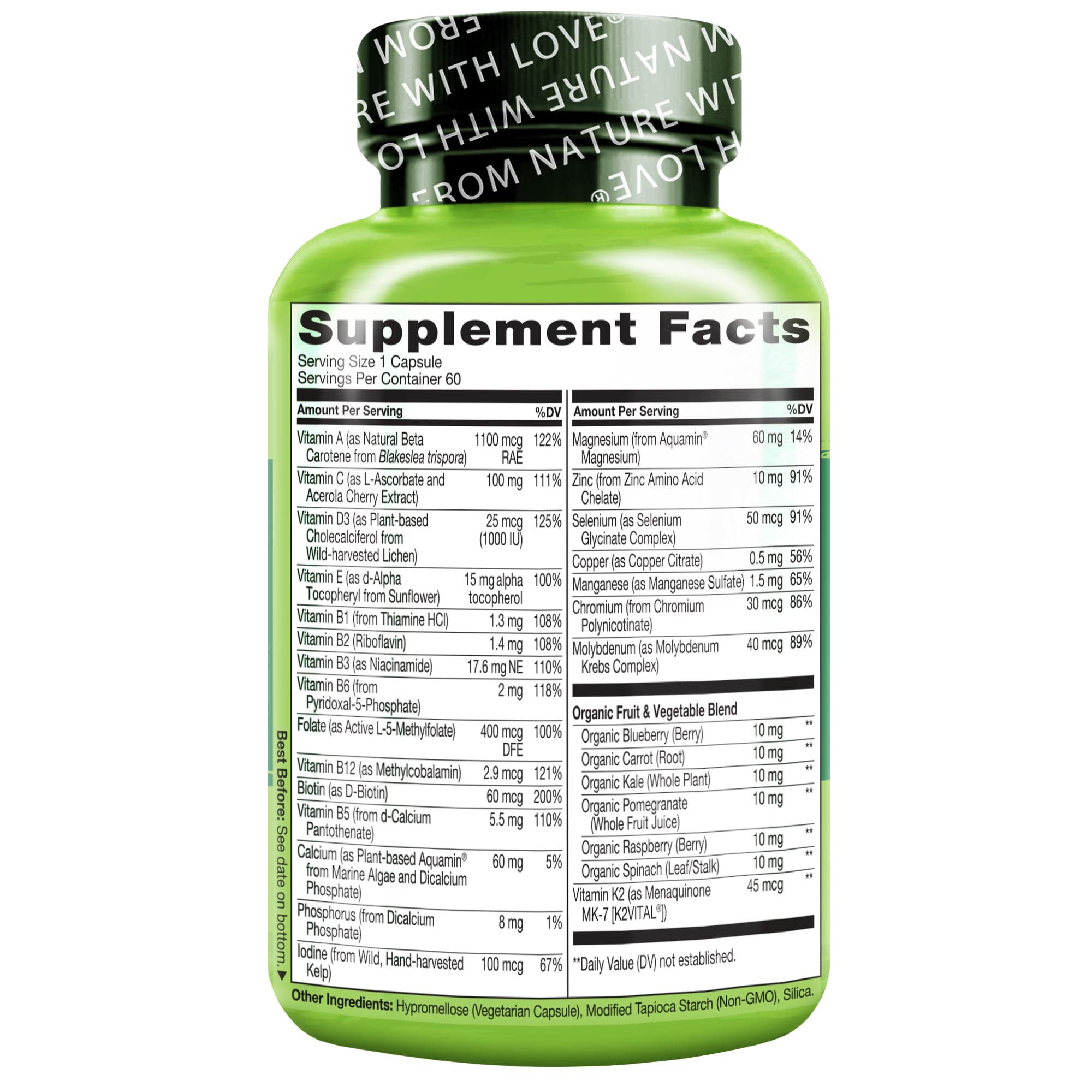 Foto 8 pulgar | Multivitamínico Naturelo Para Hombres Mayores De 50 Años, Un Día, 60 Cápsulas Vegetarianas - Venta Internacional.