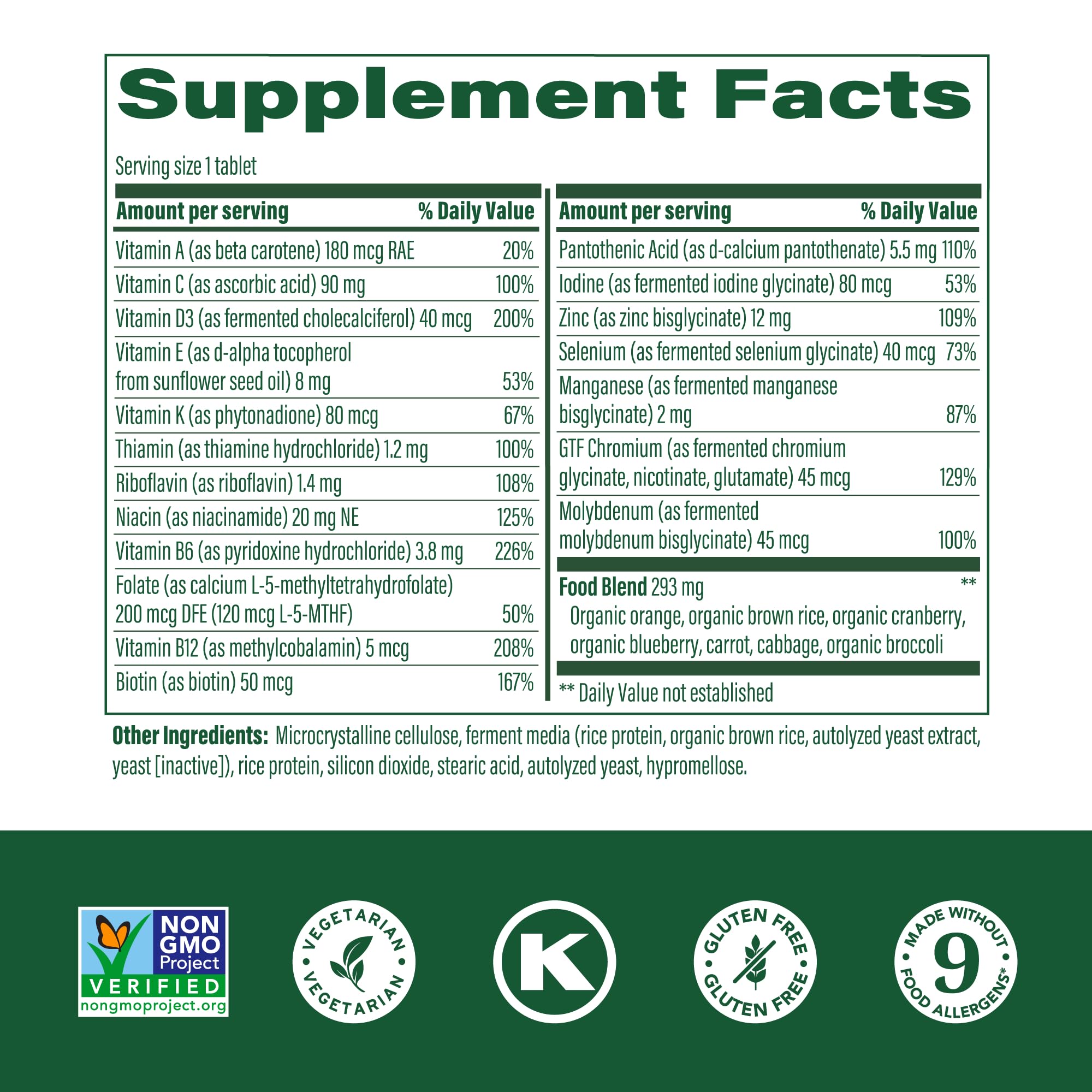 Foto 3 pulgar | Multivitamínico Megafood Para Hombres Mayores De 55 Años, 120 Tabletas Diarias - Venta Internacional.