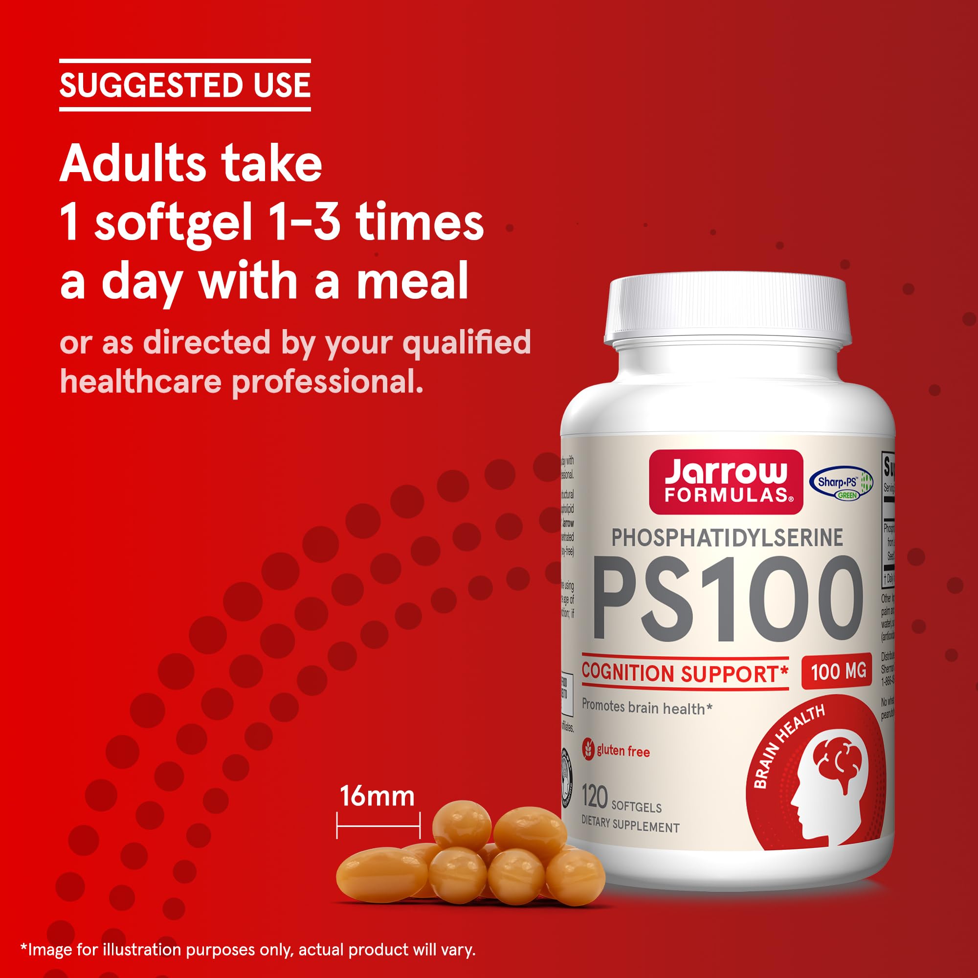 Foto 7 pulgar | Suplemento Jarrow Formulas Ps100 De Fosfatidilserina 100 Mg - Venta Internacional.
