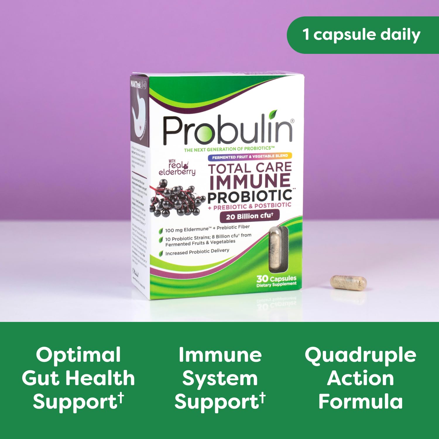 Foto 3 pulgar | Suplemento Probulin Total Care Immune 30 Cápsulas Veganas - Venta Internacional.