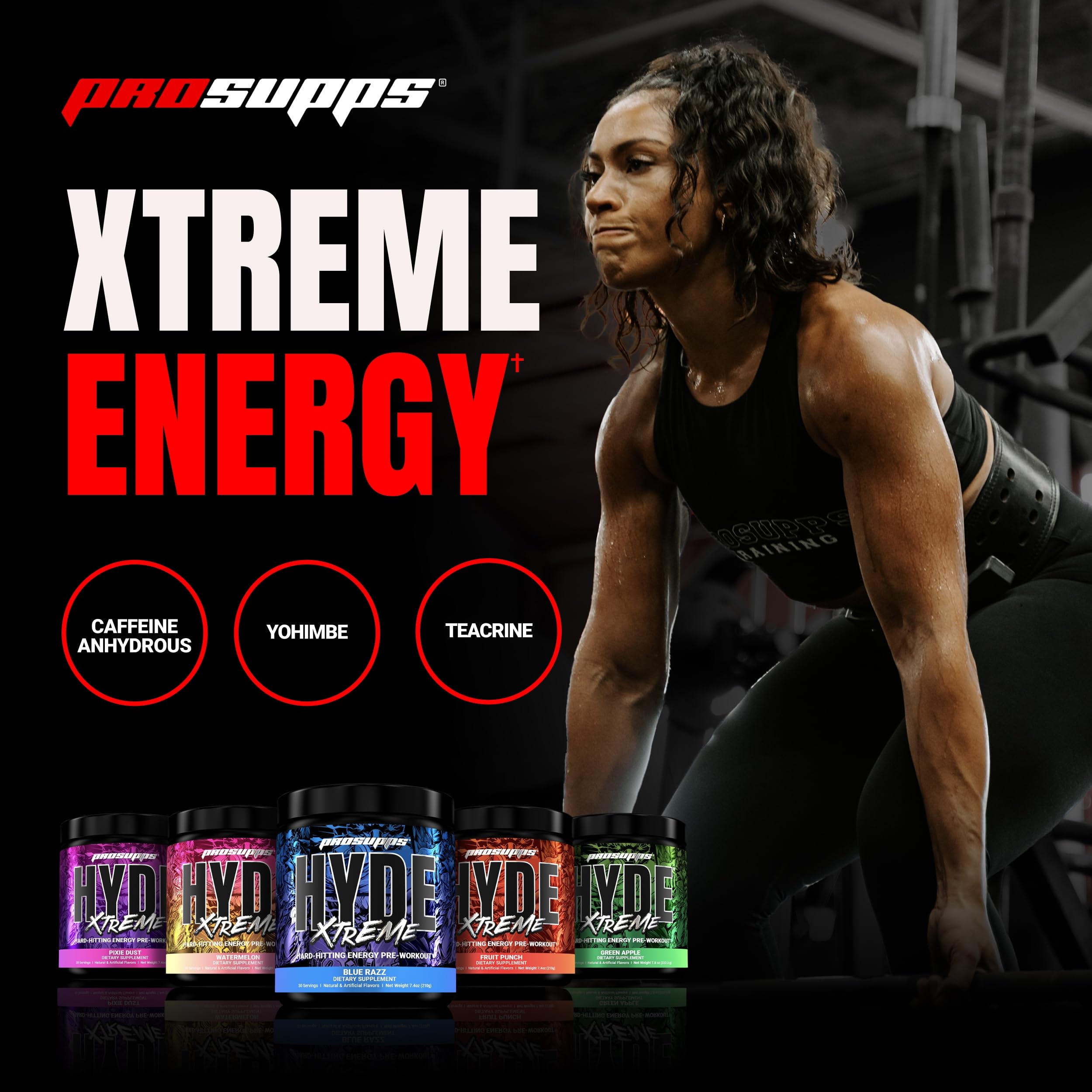 Foto 4 pulgar | Polvo Para Antes Del Entrenamiento Prosupps Mr. Hyde Xtreme Watermelon 30sv - Venta Internacional.