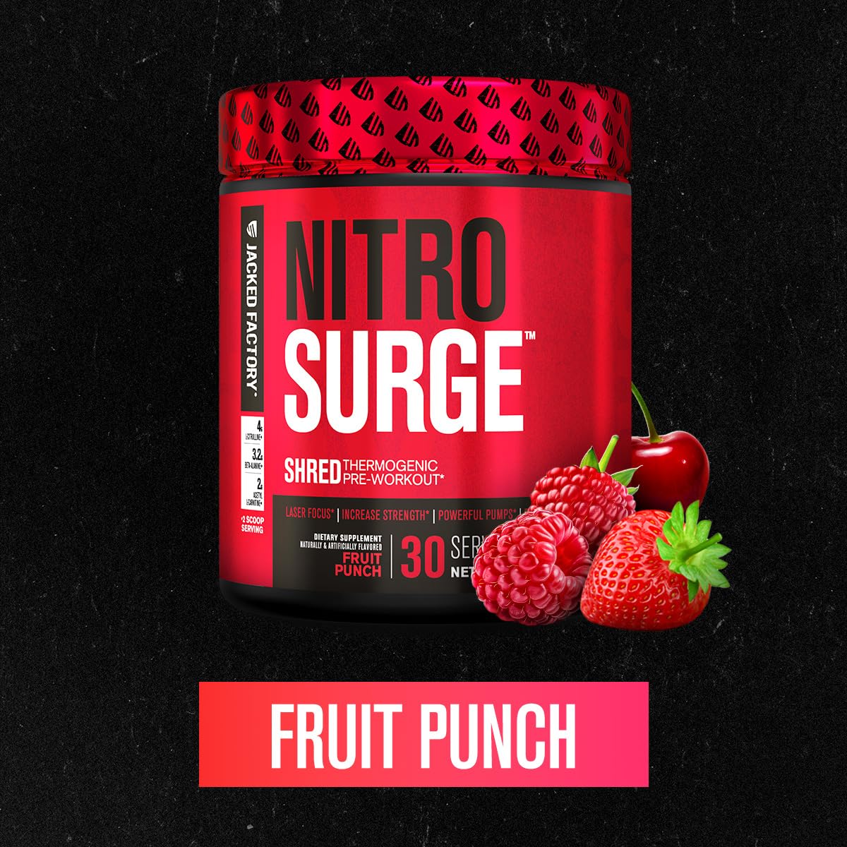 Foto 4 pulgar | Suplemento Para Antes Del Entrenamiento Jacked Factory Nitrosurge Shred - Venta Internacional.