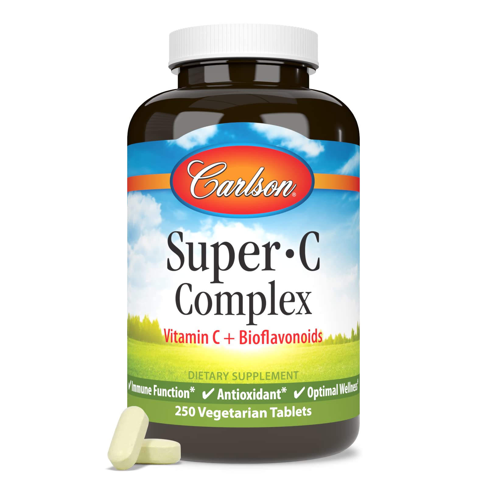 Foto 6 pulgar | Suplemento Carlson Super-c Complex De Vitamina C, 500 Mg, 250 Tabletas - Venta Internacional.