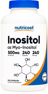 Foto 1 | Cápsulas De Inositol Nutricost 500 Mg 240 Cápsulas - Venta Internacional.