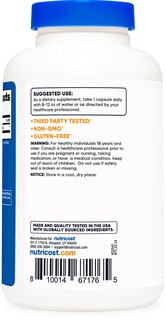 Foto 4 | Cápsulas De Inositol Nutricost 500 Mg 240 Cápsulas - Venta Internacional.
