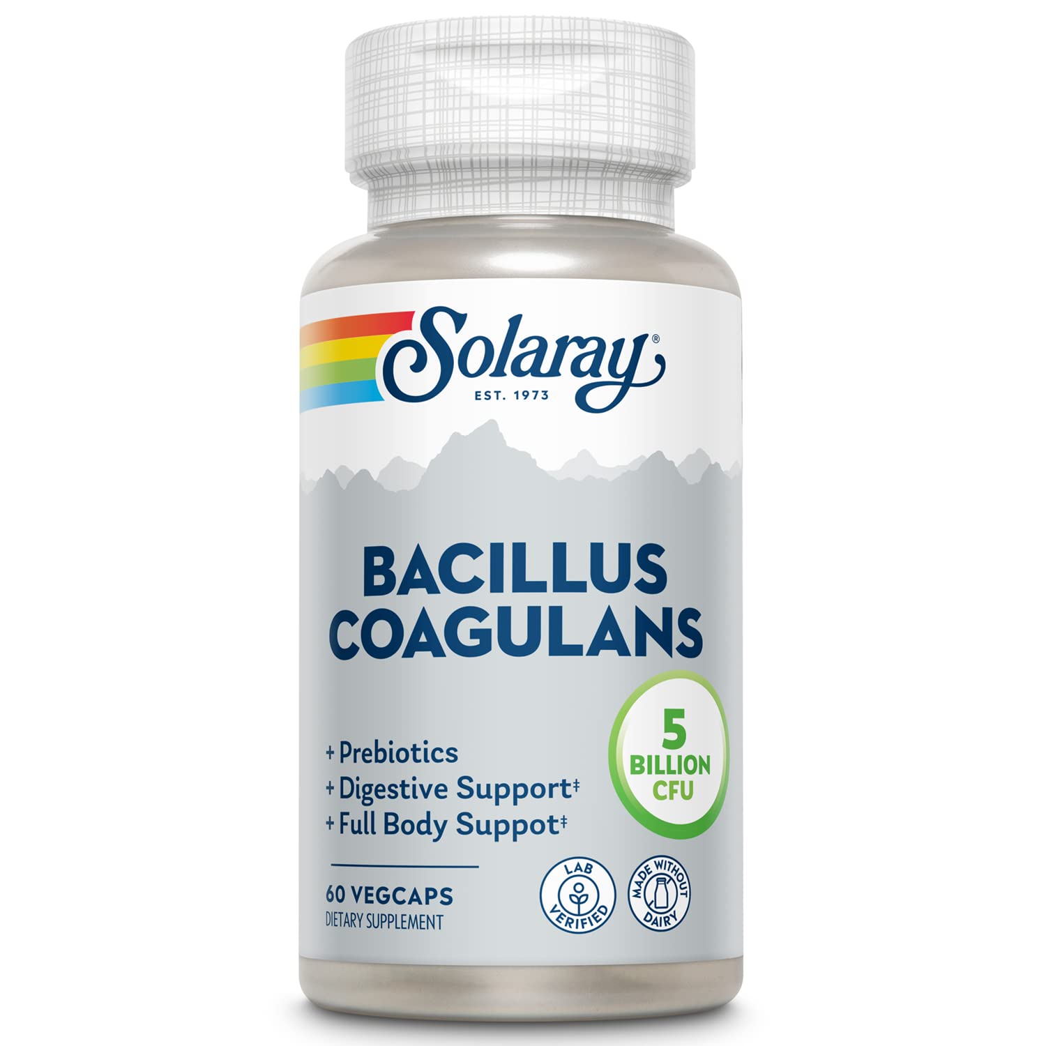 Foto 1 | Suplemento Probiótico Solaray Bacillus Coagulans, 60 Cápsulas Vegetales - Venta Internacional.