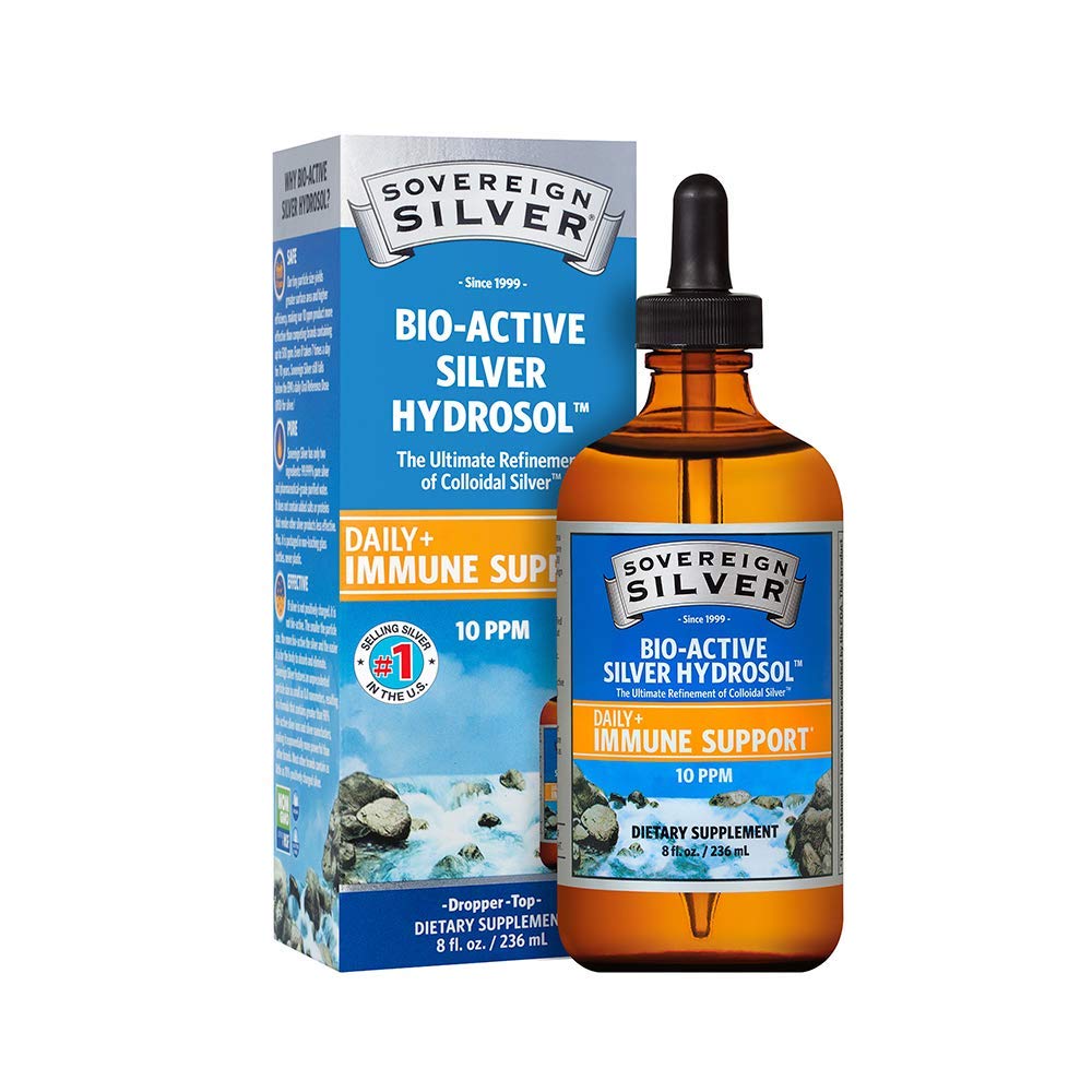 Foto 2 pulgar | Suplemento De Hidrosol De Plata Bioactivo Sovereign Silver 236 Ml - Venta Internacional.