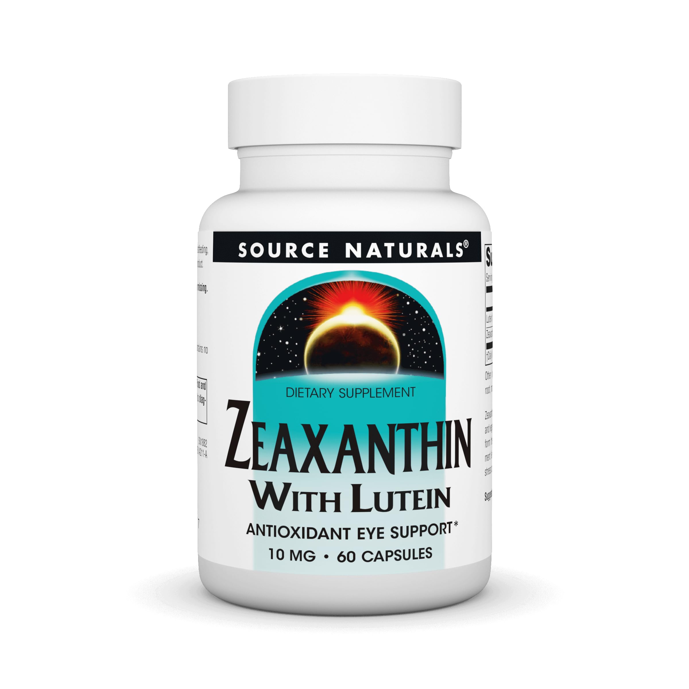 Zeaxantina Con Luteína De Supplement Source Naturals, 10 Mg, 60 Cápsulas - Venta Internacional.
