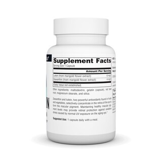 Foto 2 | Zeaxantina Con Luteína De Supplement Source Naturals, 10 Mg, 60 Cápsulas - Venta Internacional.
