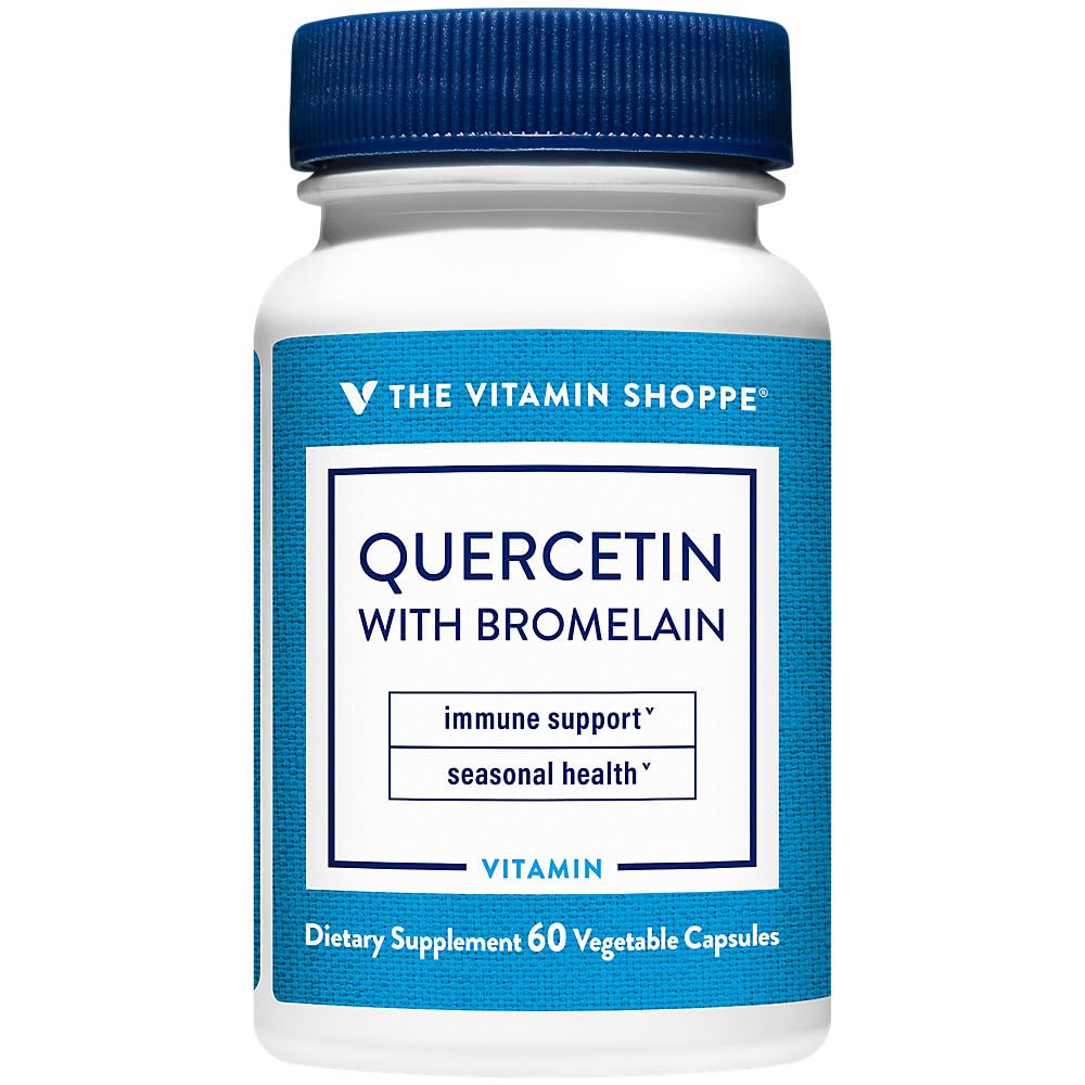 Foto 3 pulgar | Complemente La Quercetina De The Vitamin Shoppe Con 250 Mg De Bromelina - Venta Internacional.