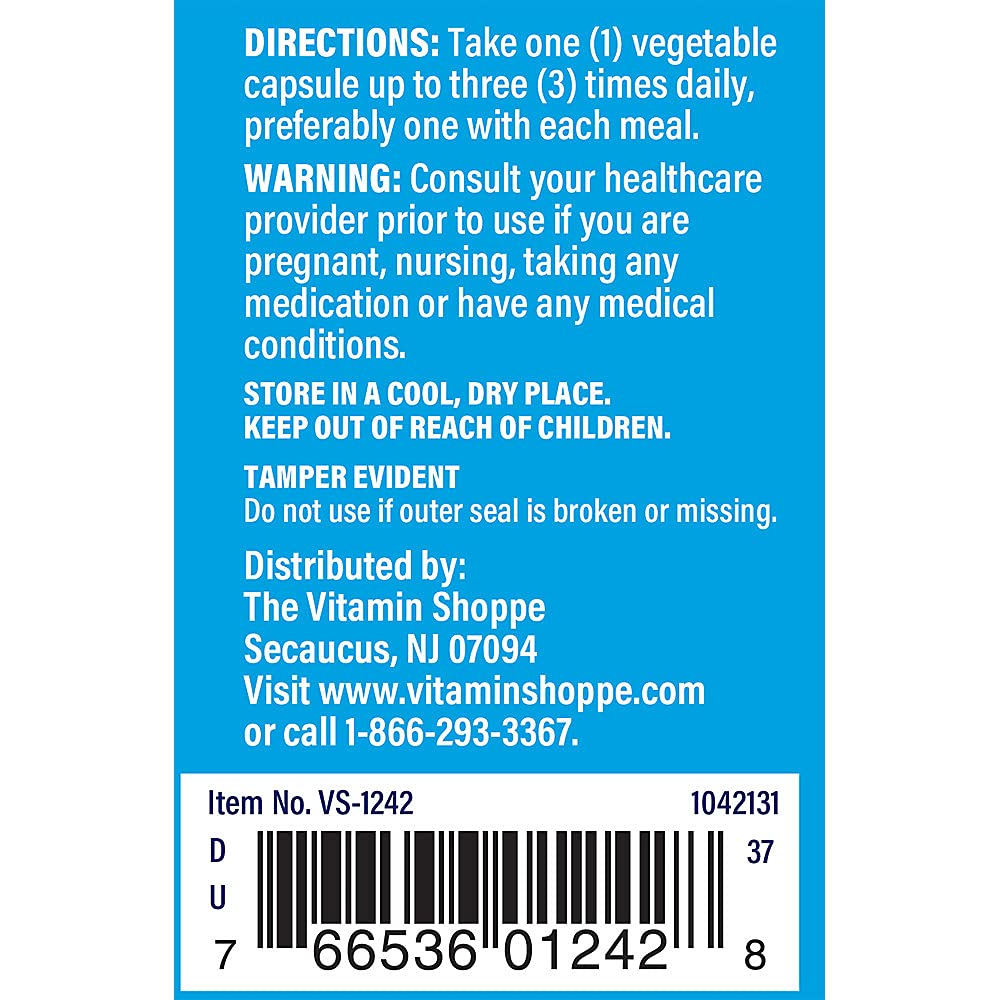 Foto 5 pulgar | Complemente La Quercetina De The Vitamin Shoppe Con 250 Mg De Bromelina - Venta Internacional.