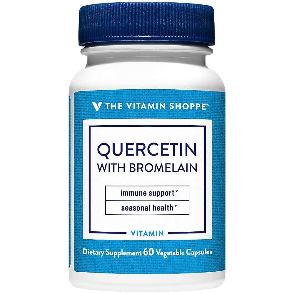 Foto 7 pulgar | Complemente La Quercetina De The Vitamin Shoppe Con 250 Mg De Bromelina - Venta Internacional.