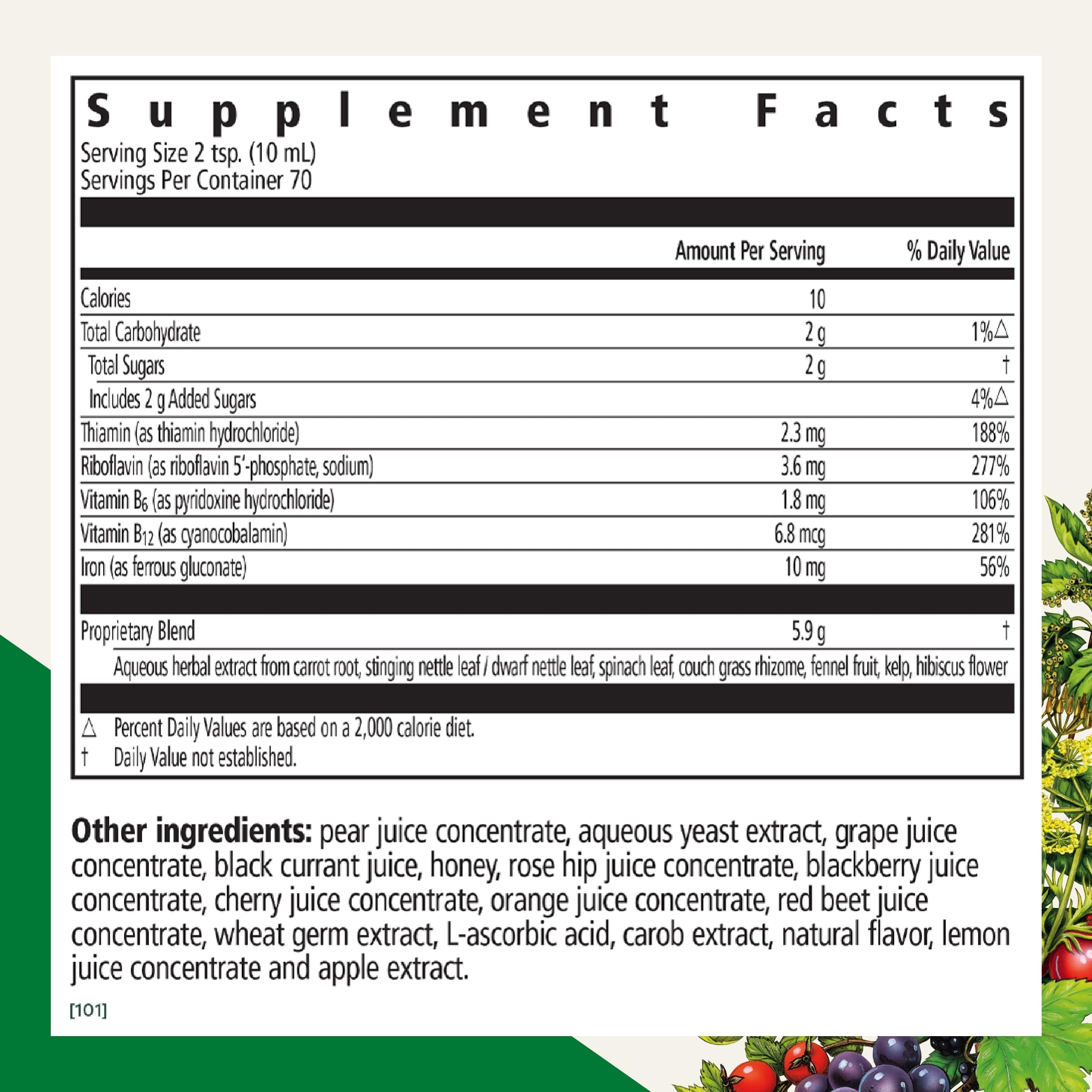 Foto 3 pulgar | Suplemento Floradix Iron & Herbs 680 Ml Con Complejo De Vitamina C Y B - Venta Internacional.