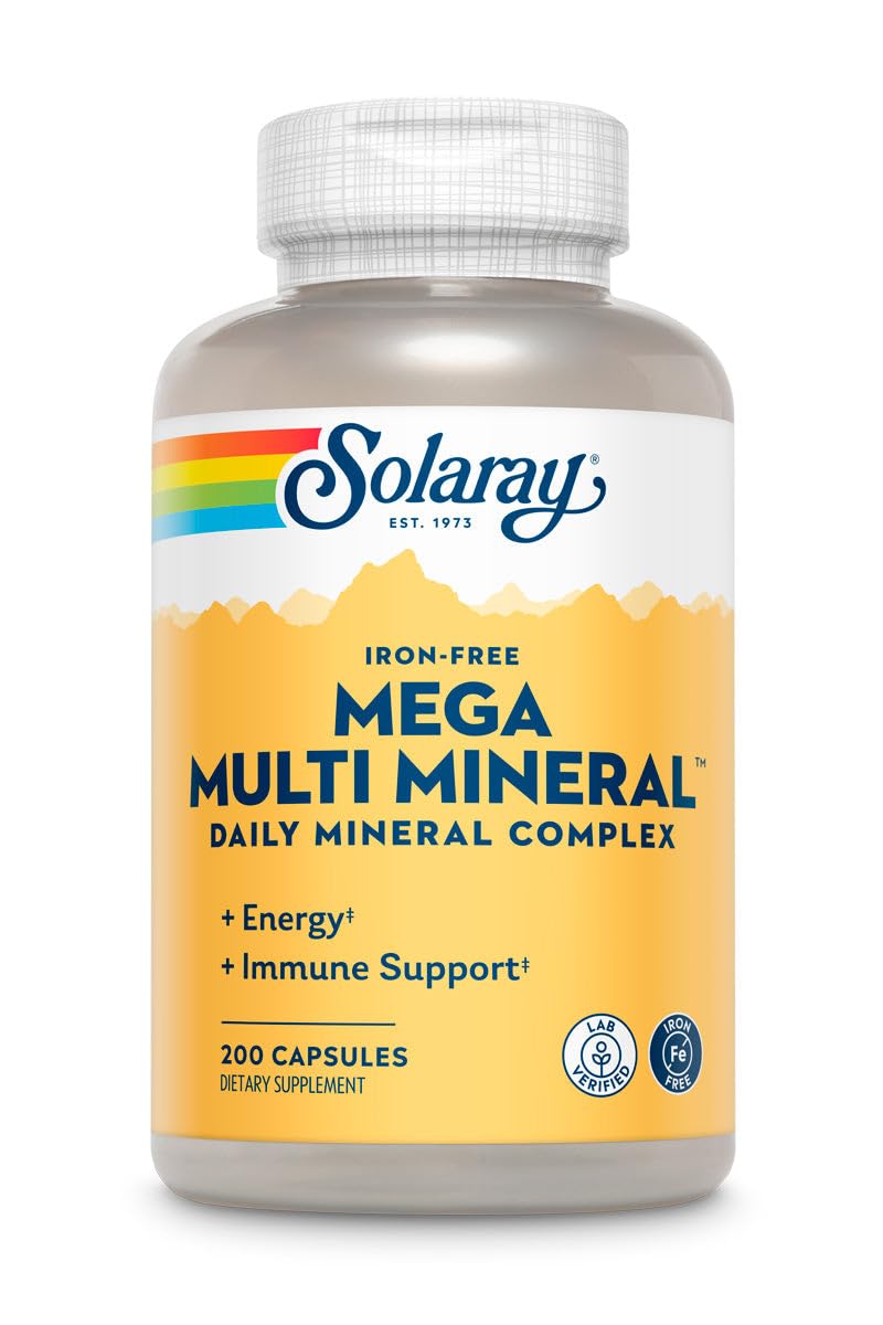 Foto 2 pulgar | Suplemento Solaray Mega Multi Mineral 200 Cápsulas - Venta Internacional.