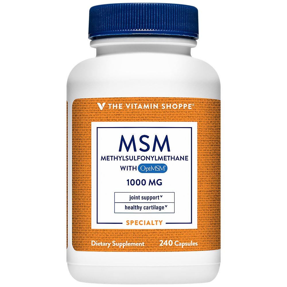 Foto 1 | Suplemento The Vitamin Shoppe Msm 1000 Mg 240 Cápsulas - Venta Internacional.