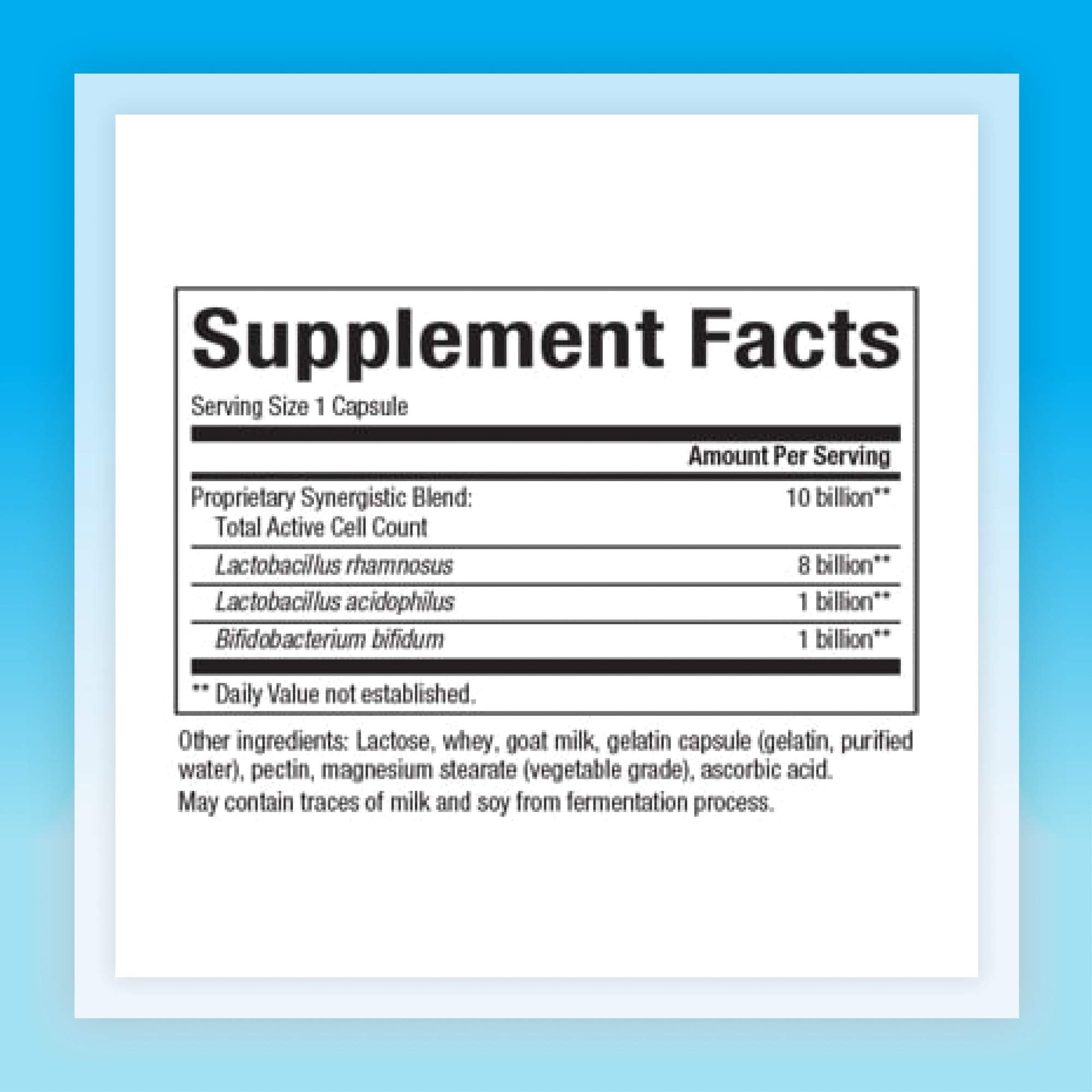 Foto 2 | Suplemento Natural Factors Acidophilus & Bifidus 180 Cápsulas - Venta Internacional.