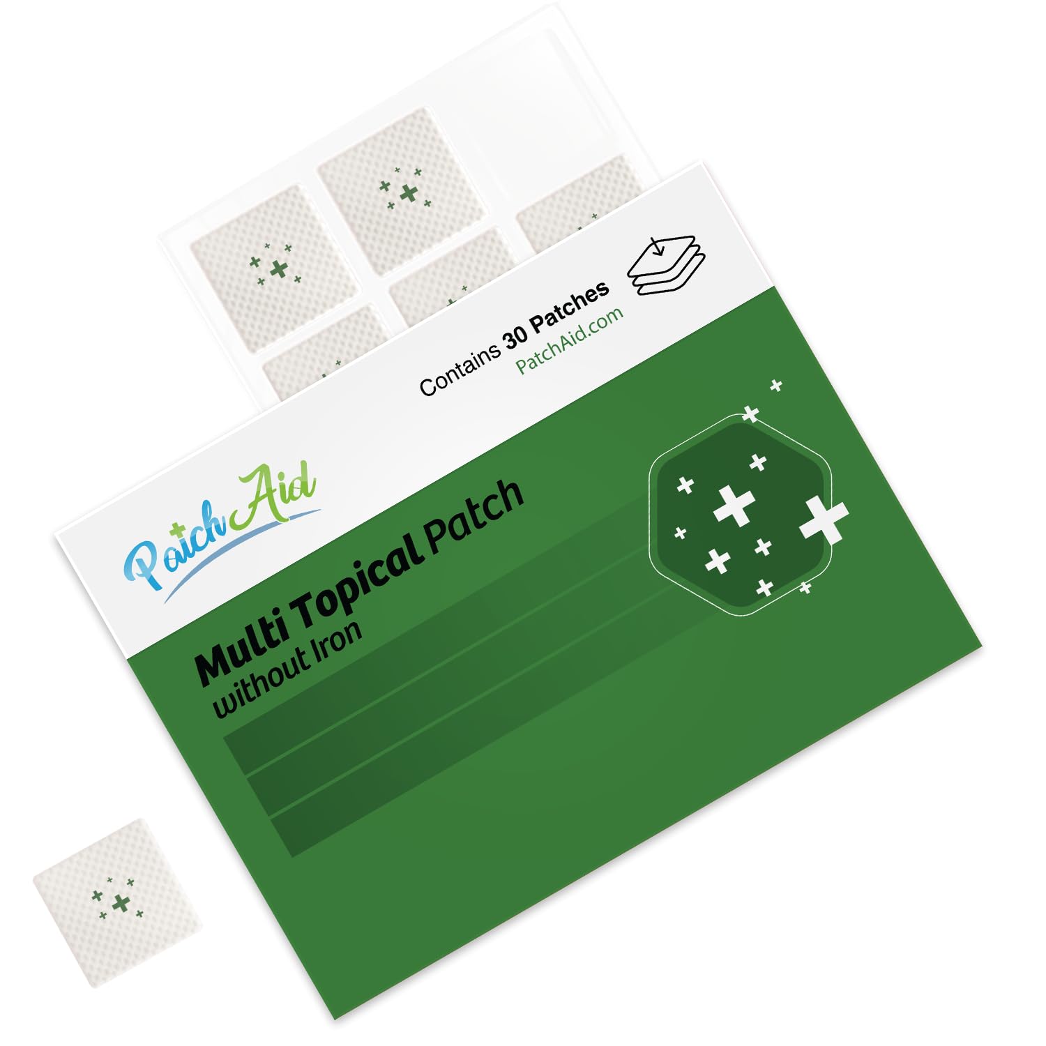 Foto 4 pulgar | Parche Tópico Patch Aid Multi Plus Sin Hierro, Suministro Para 30 Días - Venta Internacional.