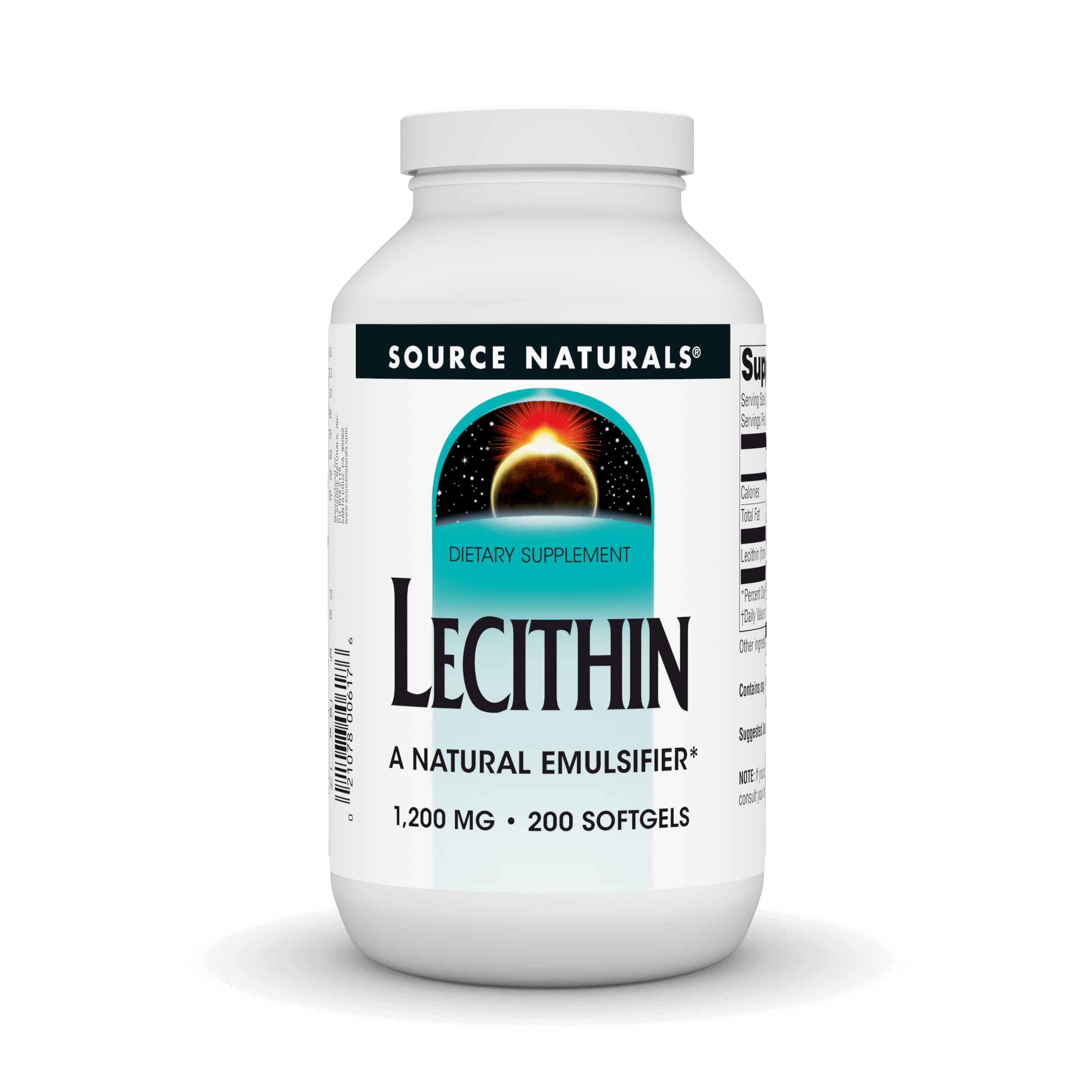 Foto 2 pulgar | Lecitina Supplement Source Naturals 1200 Mg 200 Cápsulas Blandas - Venta Internacional.