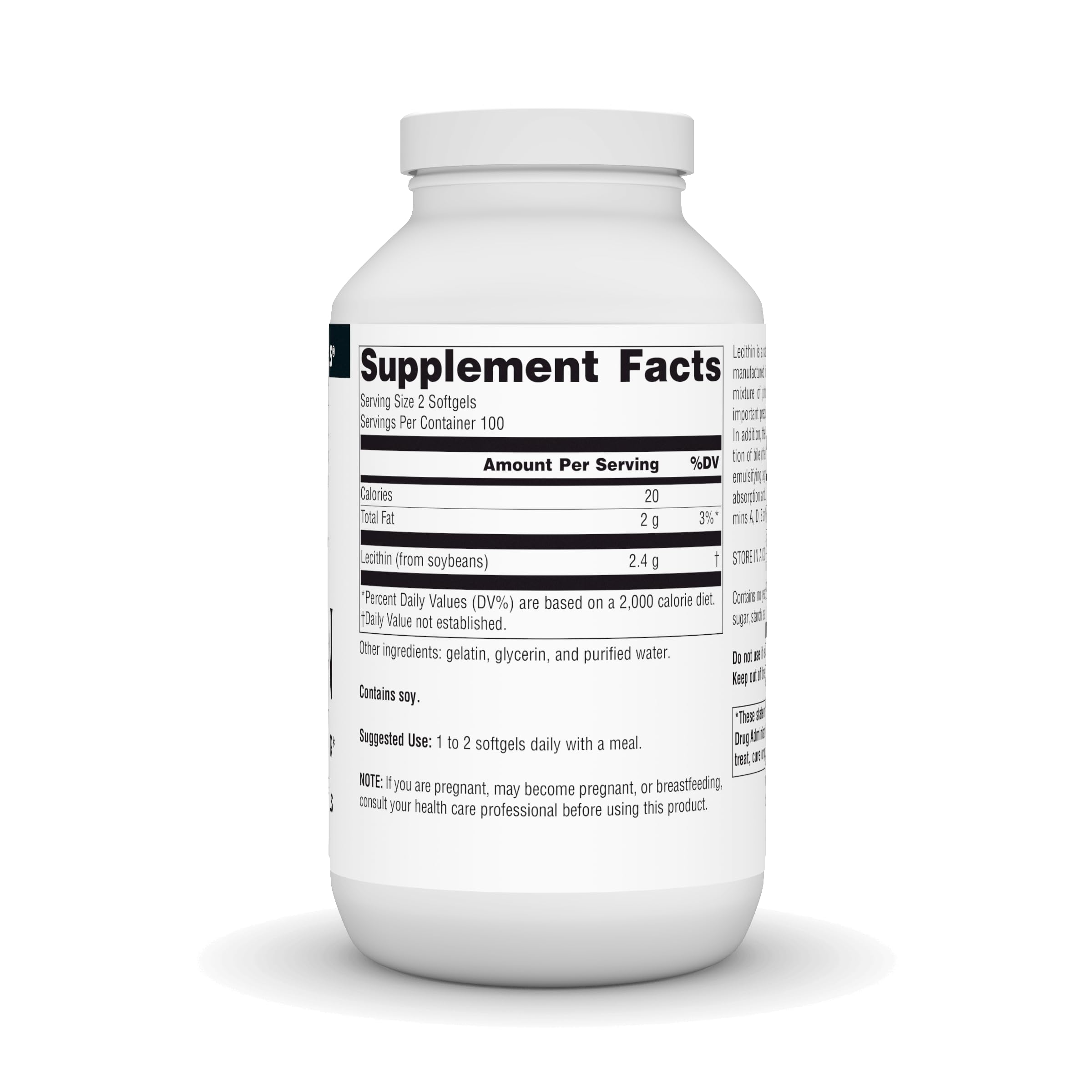 Foto 3 pulgar | Lecitina Supplement Source Naturals 1200 Mg 200 Cápsulas Blandas - Venta Internacional.