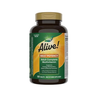 Foto 1 | Multivitamínico Nature's Way Alive! Max3 Potency 180 Comprimidos - Venta Internacional