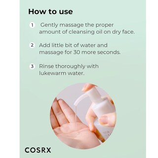 Foto 4 | Cosrx Aceite Limpiador Facial Cica 200 Ml | Desmaquillante Suave Para Piel Sensible