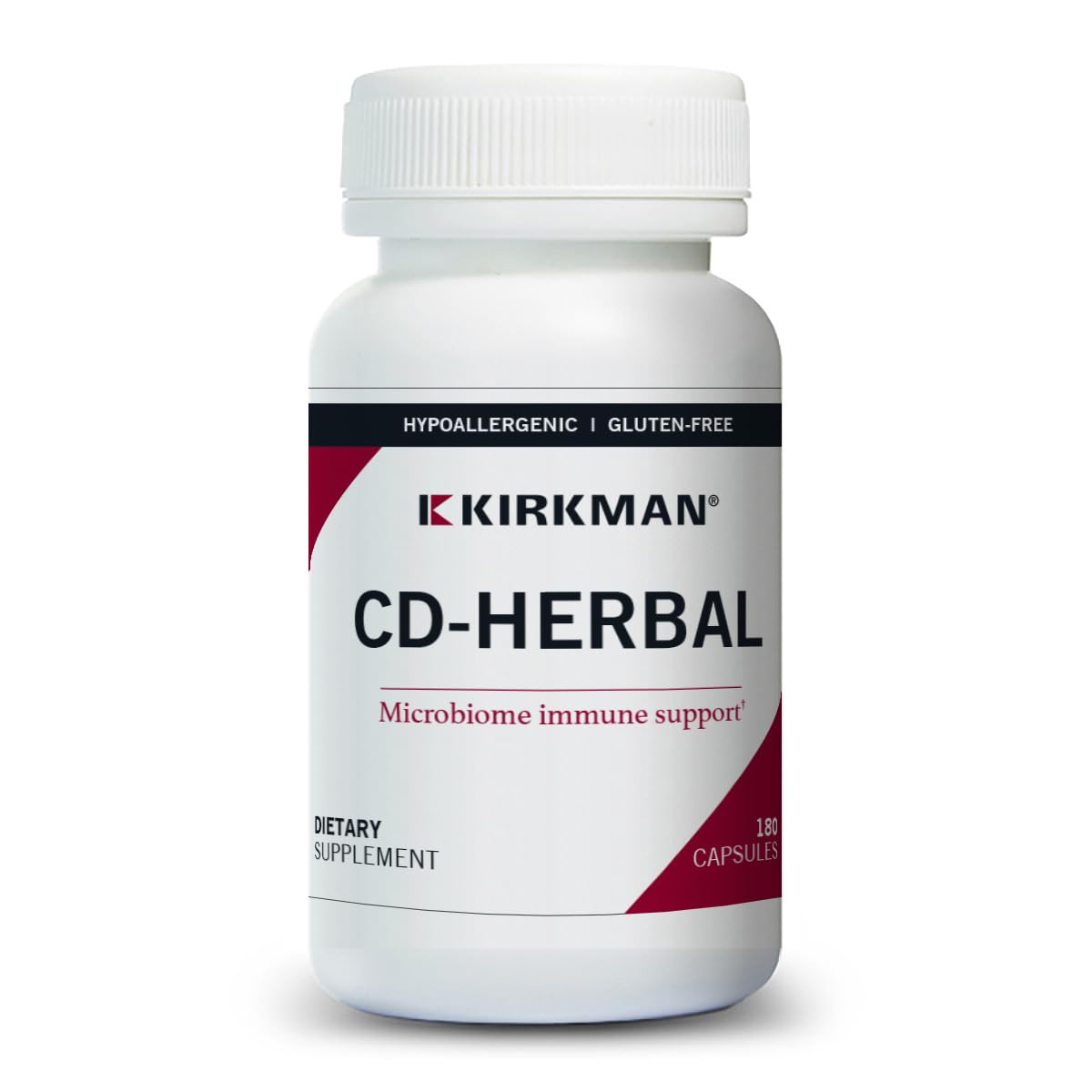 Suplemento Kirkman Cd-herbal 180 Cápsulas Vegetarianas - Venta Internacional.