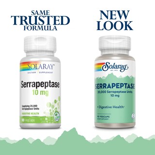 Foto 2 | Suplemento Solaray Serrapeptase En Cápsulas De 10 Mg, 90 Unidades - Venta Internacional.