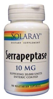 Foto 3 | Suplemento Solaray Serrapeptase En Cápsulas De 10 Mg, 90 Unidades - Venta Internacional.