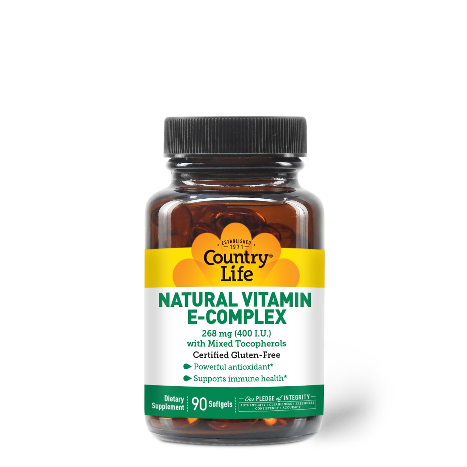 Foto 2 pulgar | Suplemento Country Life Natural Vitamina E Complex 400 Ui - Venta Internacional.