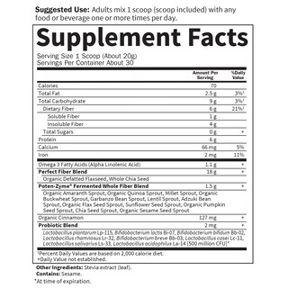 Foto 5 | Suplemento Garden Of Life Super Seed Fiber 600 G En Polvo - Venta Internacional.