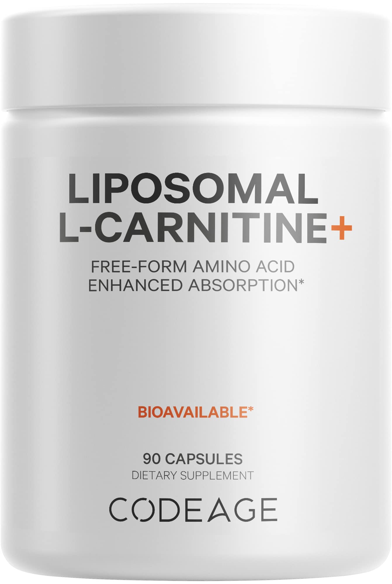 Foto 2 pulgar | Suplemento Codeage Liposomal L-carnitine+ 500 Mg 90 Cápsulas - Venta Internacional.