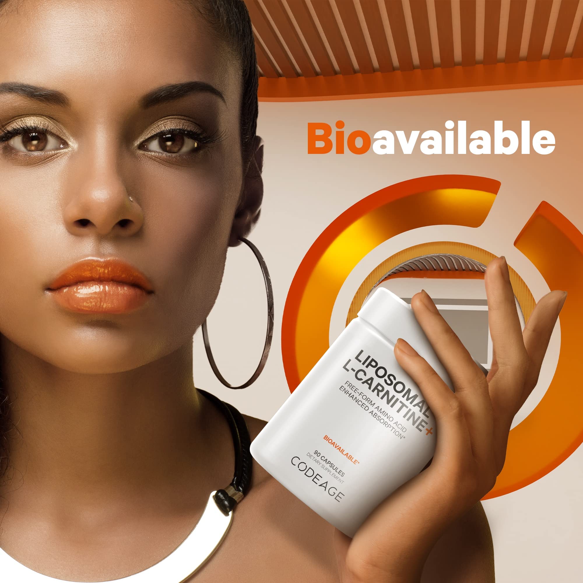 Foto 8 pulgar | Suplemento Codeage Liposomal L-carnitine+ 500 Mg 90 Cápsulas - Venta Internacional.