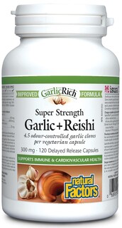 Foto 1 | Complementa Natural Factors Garlicrich Con Reishi 120 Cápsulas - Venta Internacional.
