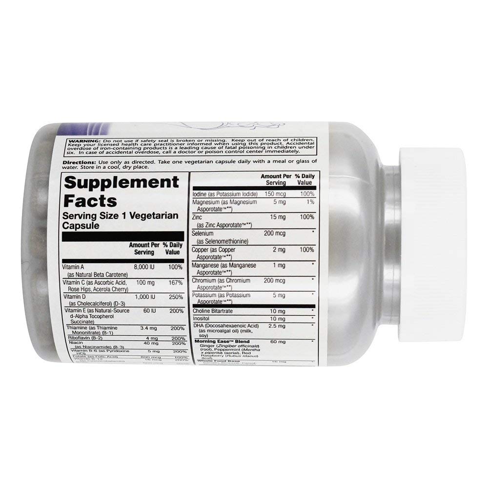 Foto 3 pulgar | Multivitamínico Prenatal Solaray A Base De Alimentos Con Ácido Fólico Y Dha - Venta Internacional.