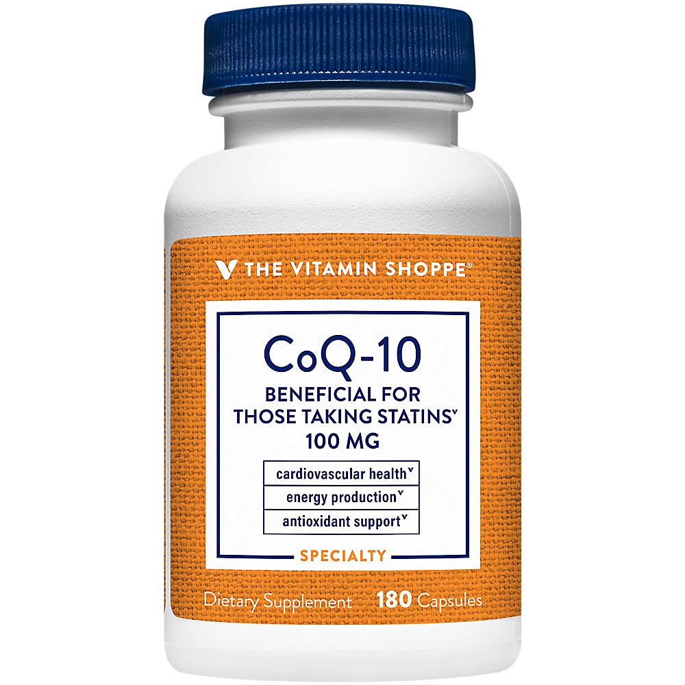 Suplemento The Vitamin Shoppe Coq-10 100 Mg 180 Cápsulas - Venta Internacional.