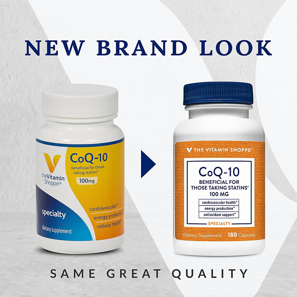 Foto 4 pulgar | Suplemento The Vitamin Shoppe Coq-10 100 Mg 180 Cápsulas - Venta Internacional.