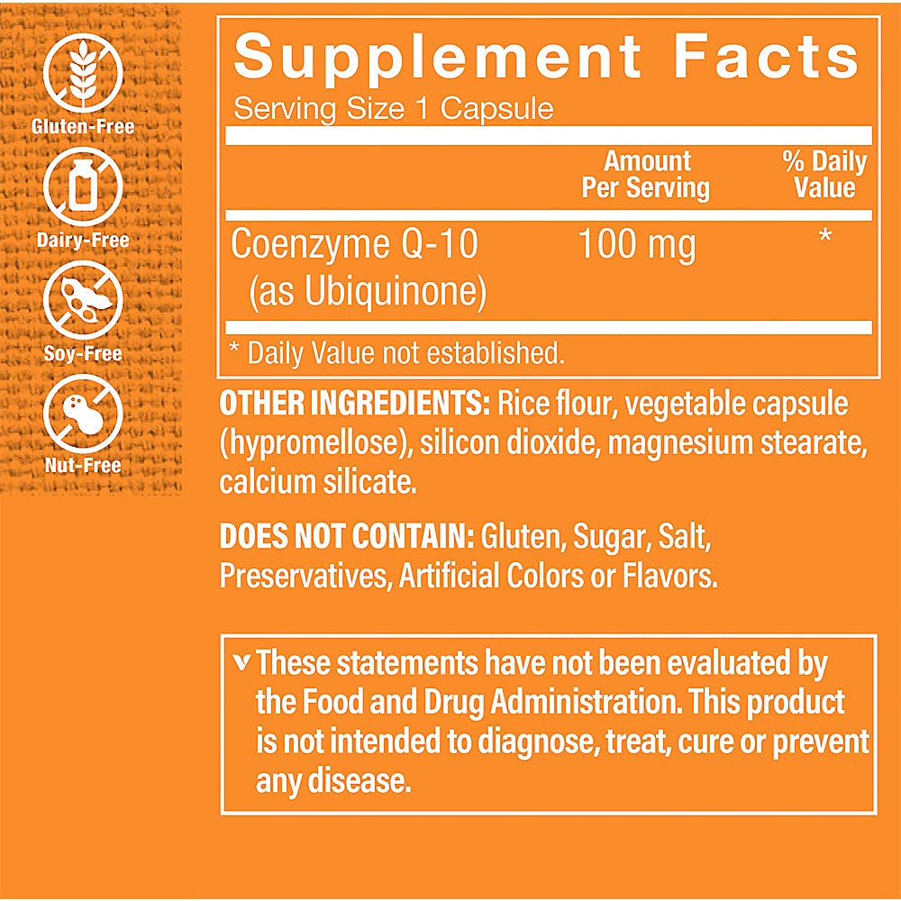 Foto 4 | Suplemento The Vitamin Shoppe Coq-10 100 Mg 180 Cápsulas - Venta Internacional.