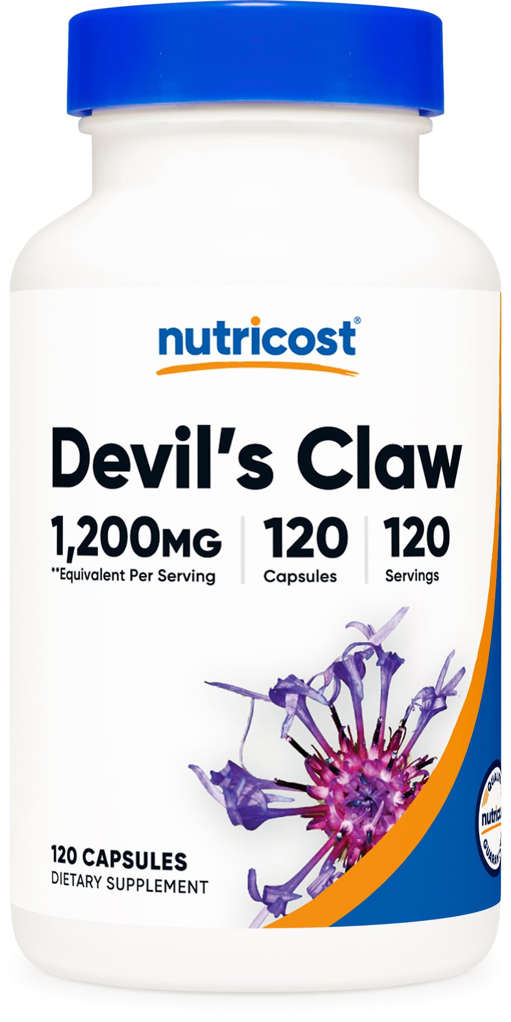 Suplemento Nutricost Extracto De Garra Del Diablo 1200 Mg 120 Cápsulas - Venta Internacional.