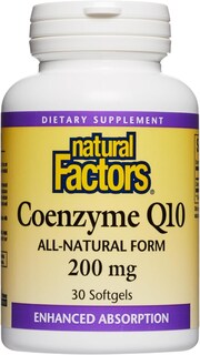 Foto 1 | Suplemento De Coenzima Q10 De Natural Factors, 200 Mg, 30 Cápsulas Blandas - Venta Internacional.