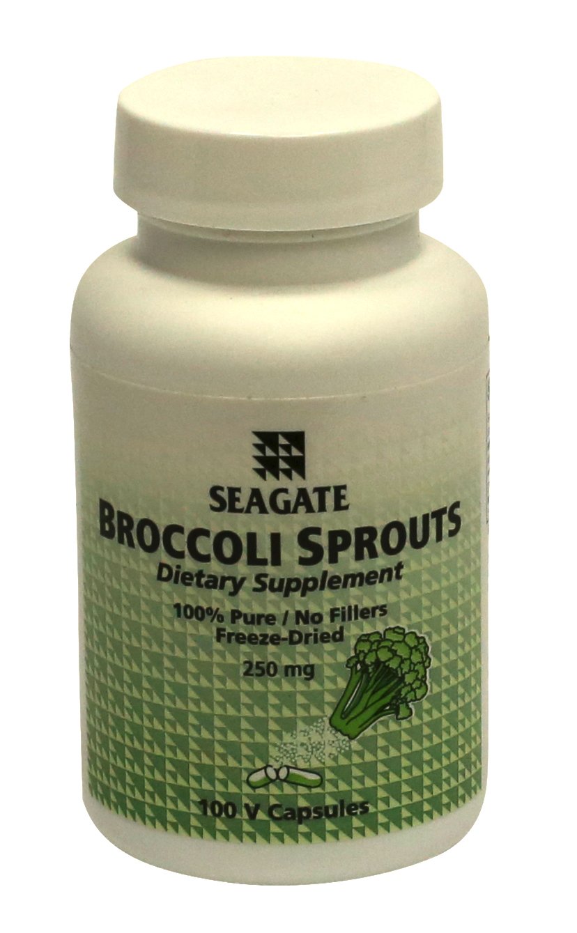 Suplemento Seagate Products, Brotes De Brócoli, 250 Mg, 100 Cápsulas - Venta Internacional.