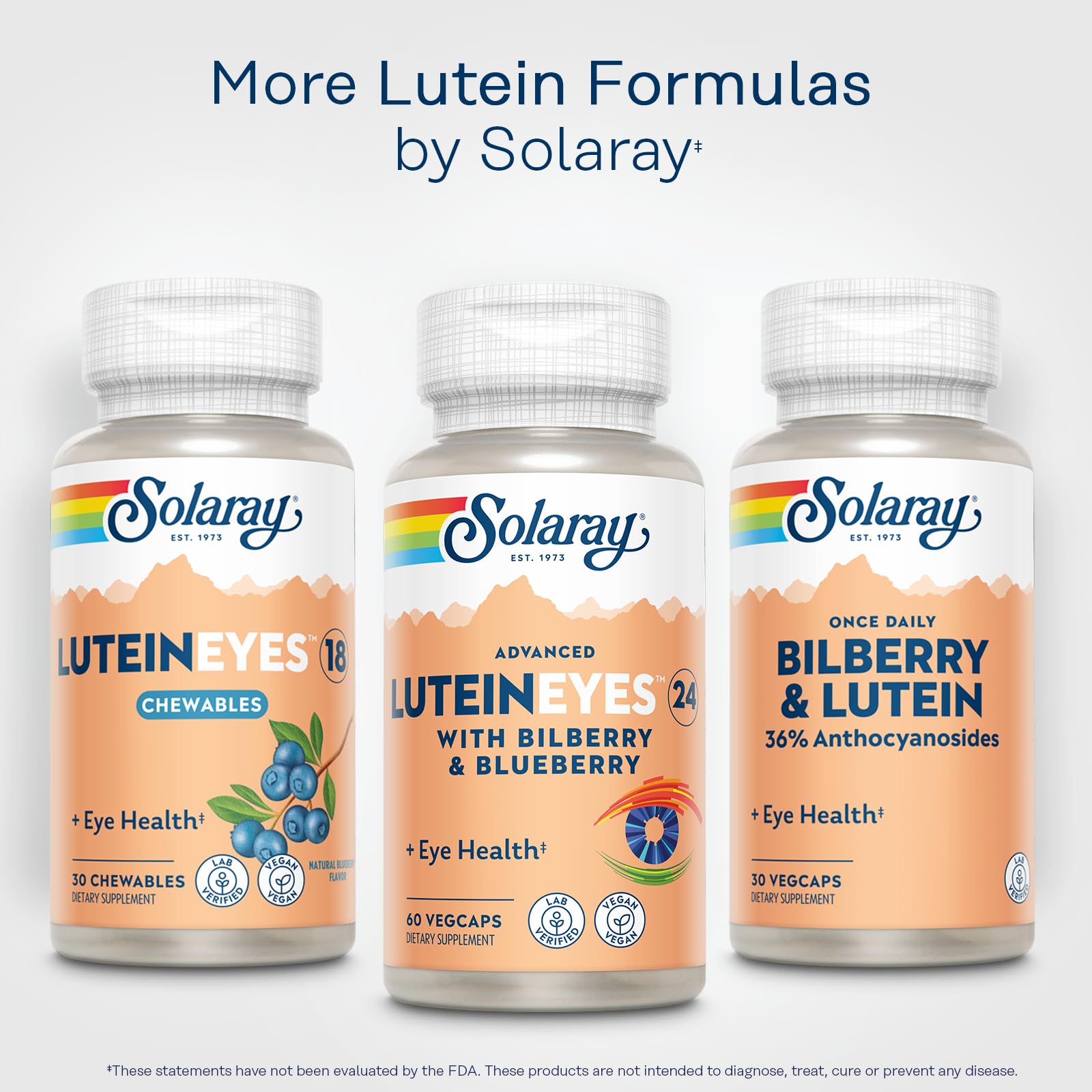 Foto 7 pulgar | Suplementos Solaray Advanced Lutein Eyes 24 Mg Eye Health - Venta Internacional.