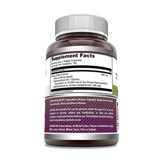 Foto 2 | Amazing Formulas Extracto De Semilla De Uva 16,000 Mg 240 Cápsulas | Antioxidante, Corazón Y Colágeno