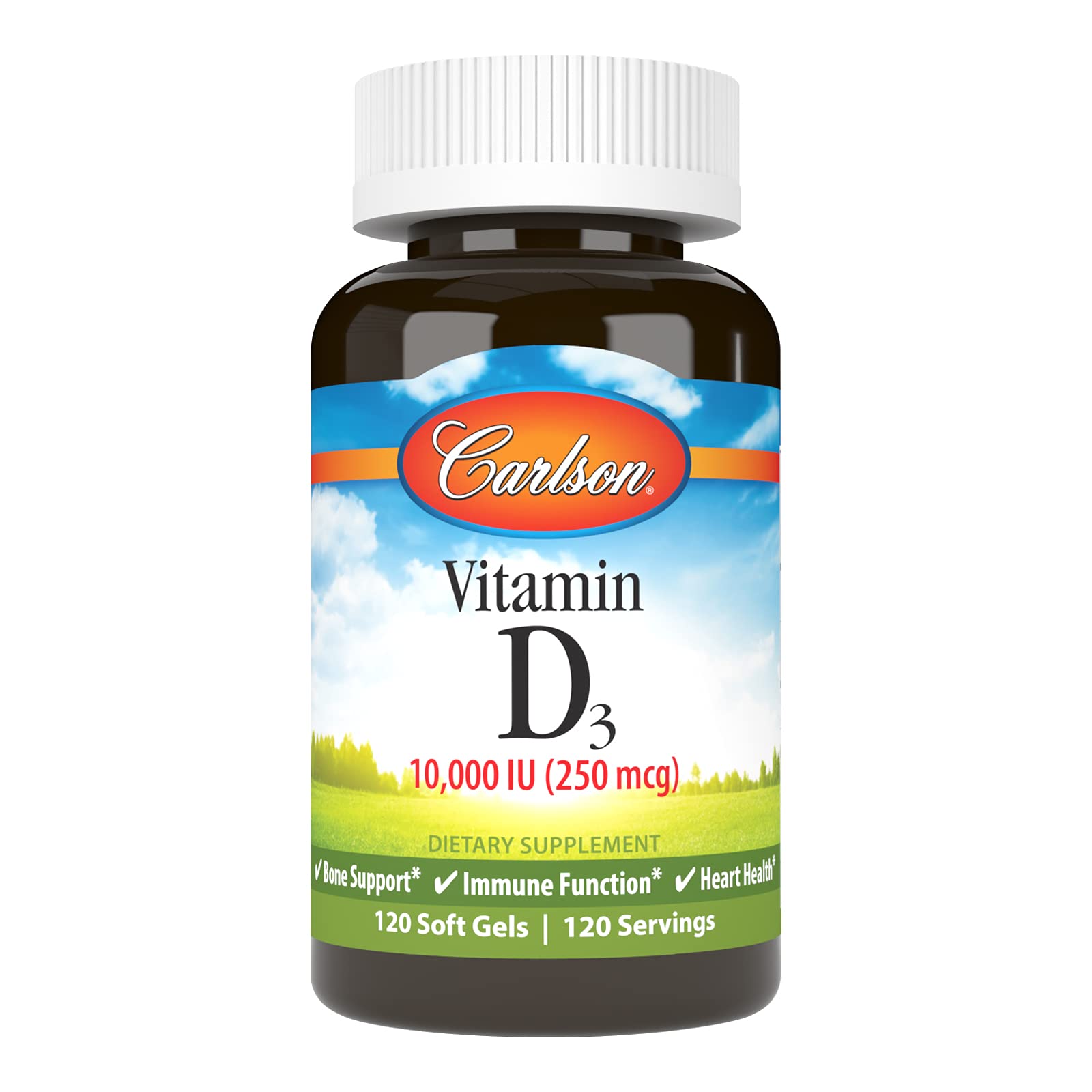 Foto 2 pulgar | Suplementos De Vitamina D Carlson Vitamina D3 10000 Ui 120 Cápsulas Blandas - Venta Internacional.
