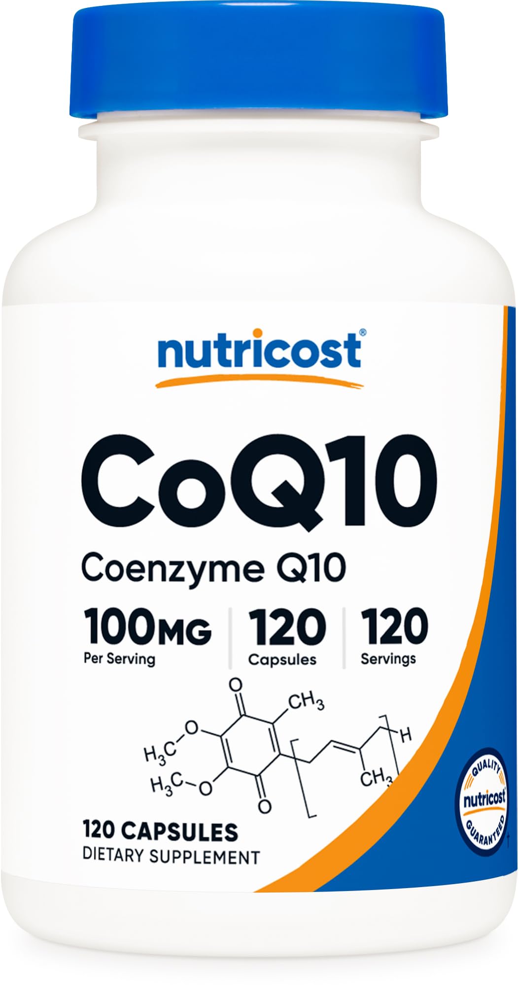Foto 2 pulgar | Suplemento Nutricost Coq10 100 Mg 120 Cápsulas Vegetarianas - Venta Internacional.