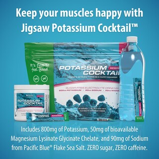 Foto 4 | Cóctel De Potasio Para Bebidas Electrolíticas Jigsaw Health, 60 Porciones - Venta Internacional.