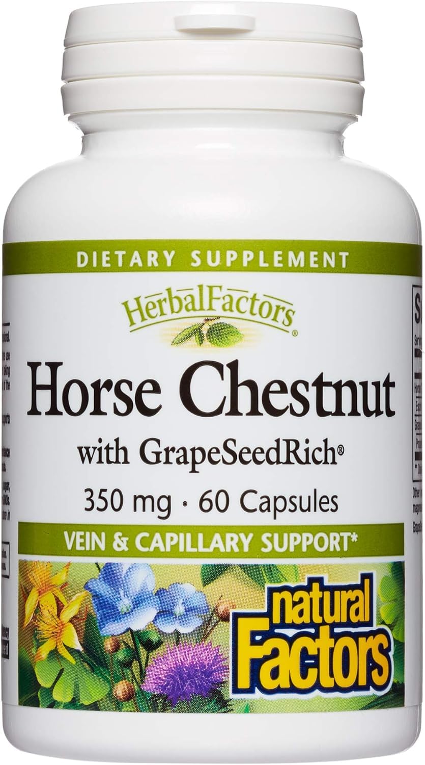 Foto 6 pulgar | Suplemento Natural Factors Herbalfactors Horse Chestnut 60 Cápsulas - Venta Internacional.