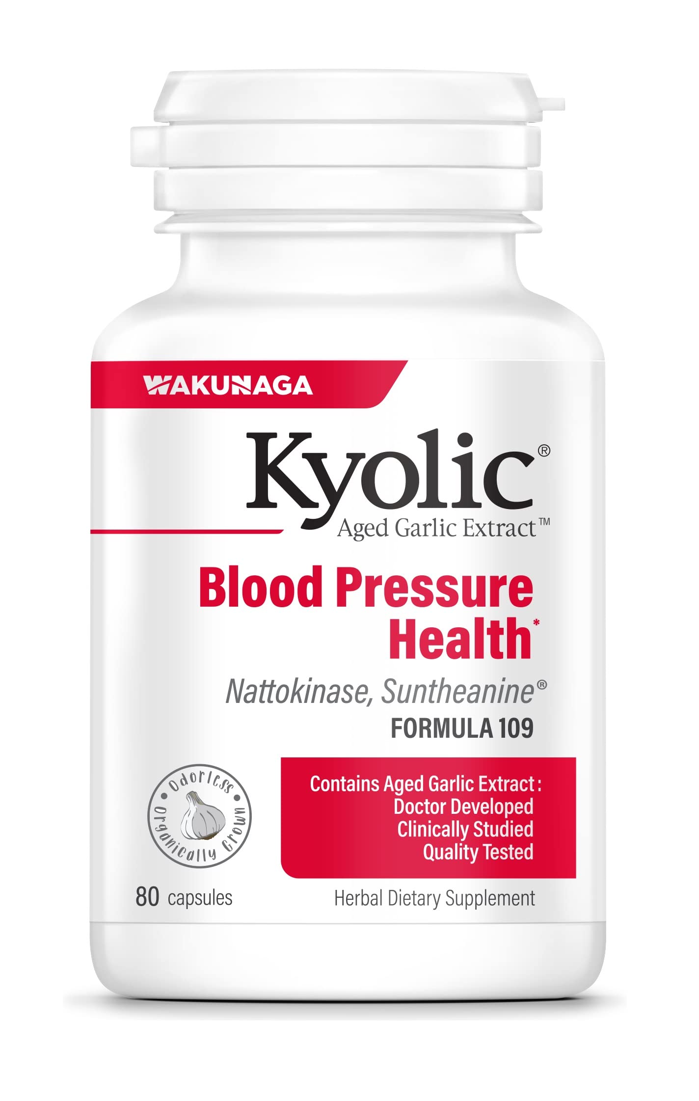 Foto 1 | Suplemento De Extracto De Ajo Envejecido Kyolic, Fórmula 109, 80 Cápsulas - Venta Internacional.