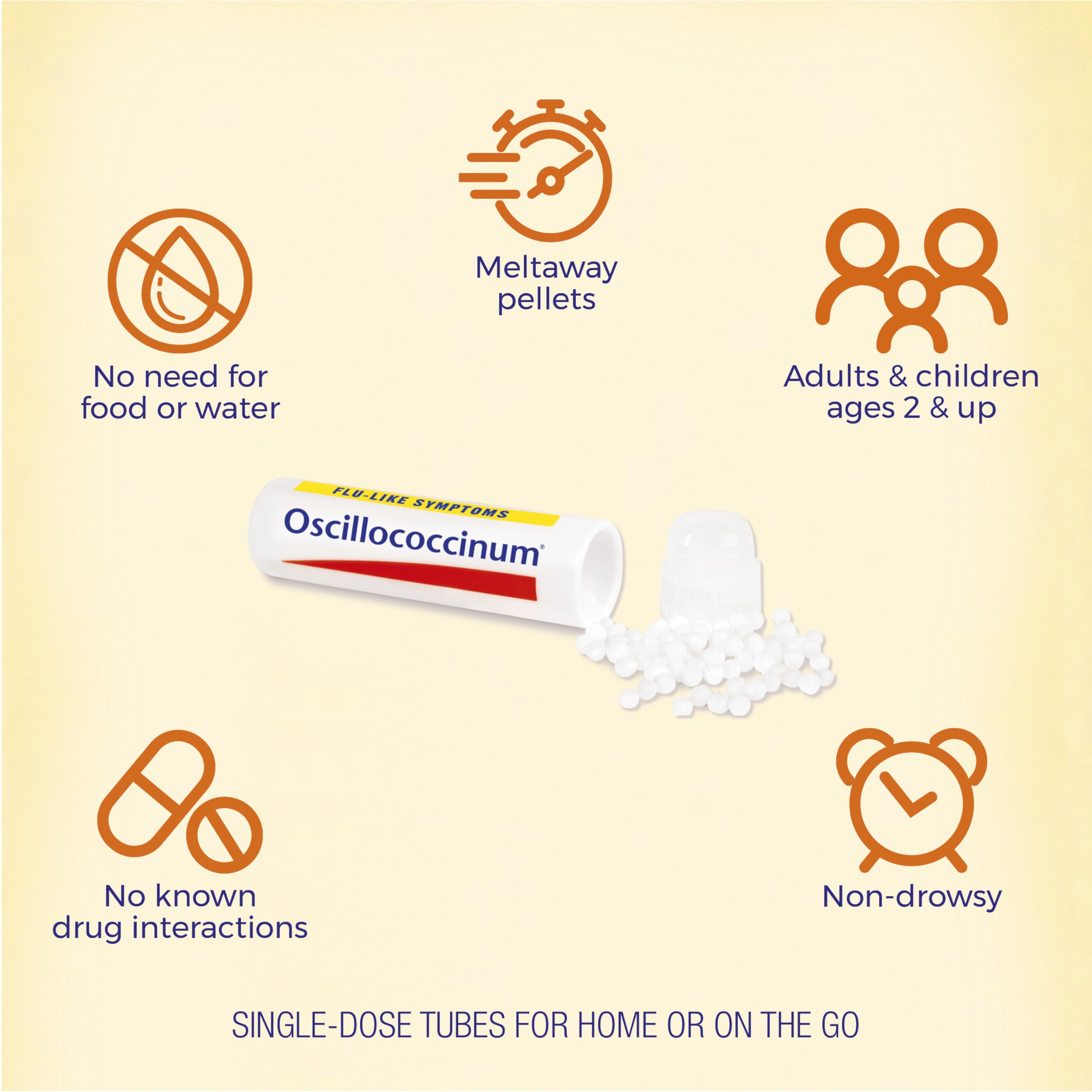 Foto 5 pulgar | Boiron Oscillococcinum Para El Alivio De La Gripe 30 Comprimidos - Venta Internacional.