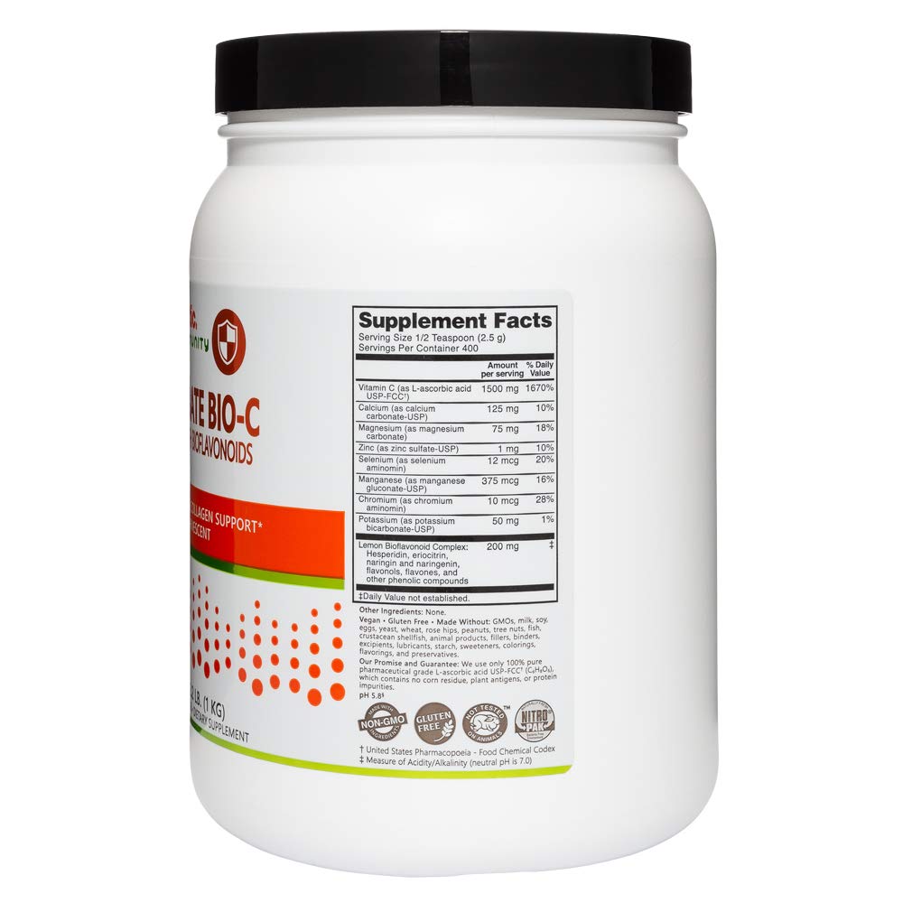Foto 4 pulgar | Polvo Efervescente De Vitamina C Nutribiotic Ascorbate Bio-c - Venta Internacional.